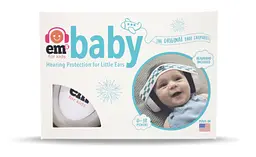 Дитячі протишумні навушники EMS від 0 до 18 міс 4 Bubs, Біла стрічка, Білий (1013-02) - мініатюра 4