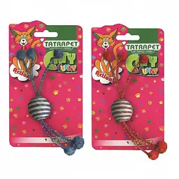 Іграшка для котів TatraPet Caty Funny м'ячик із шпагату 4 x 20 см 