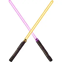 Набір лазерних мечів SLVCREK Star Wars 2 перезаряджаються 12 кольорів зі звуком