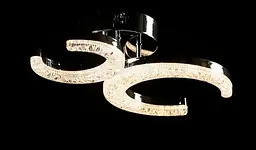 Стельова світлодіодна люстра Splendid Ray L1654/2 LED (CH), хром, 32 Вт, від 4-8 м² - мініатюра 3