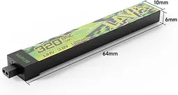 Акумулятор BetaFPV Lava 2 1S 320 mAh BT2.0 / 3.8V / 95C / LiHV для FPV Air, Meteor, Cetus, Tiny Whoop (19519) - мініатюра 2