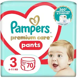 Підгузки Pampers Premium Care Pants Midi Розмір 3 70 шт (8001090759955)