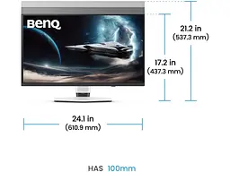 Монітор BenQ EX271UZ (9H.LP2LA.TBE) - мініатюра 10