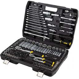 Набір насадок торцевих і біт Sigma 1/4", 3/8", 1/2" 216 шт CrV (6003841)