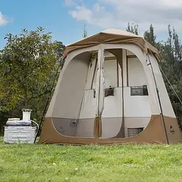 Душовий намет зонований Naturehike NH22ZP006 коричневий - мініатюра 7