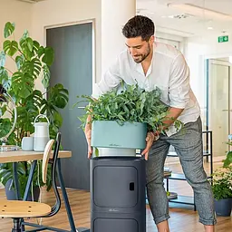 Вазон Lechuza Pila Planter Color 35х35х16.5см блакитний (15942) - мініатюра 8