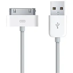 Usb-кабель Golf GC-01a iPhone 4 шнури білий