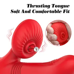 Вібратор для подвійної стимуляції Silicone Vibrator 7 Powerful Modes Boss Series 63-00075 103504 - мініатюра 8