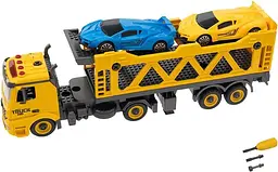Машинка-конструктор OTAMANKO АВТОКОНСТРУКТОР Трак з легковими авто YW9086B Різнокольоровий shop (4820242927066)