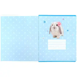 Зошит  Kite Studio Pets в клітинку 24 аркуші блакитний - мініатюра 2