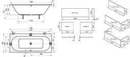 Ванна акрилова Ravak Cty Slm 180x80 C921300000 Білий - мініатюра 8