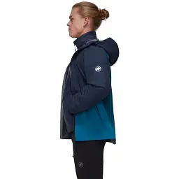 Куртка Mammut Hooded Jacket M L Deep Ice-Marine - мініатюра 4