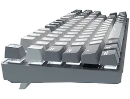 Механічна ігрова клавіатура GamePro MK-110-G USB Hot-Swap Outemu Red Switch Gray-White - мініатюра 4