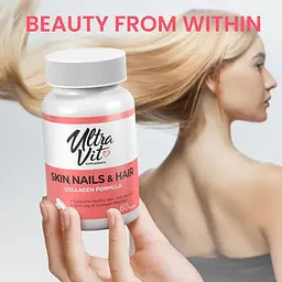 Натуральний комплекс VPLab UltraVit Skin, Nails & Hair 60 капсул - мініатюра 5