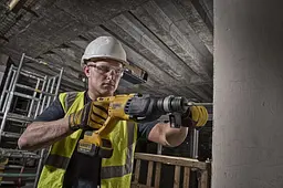 DeWALT Перфоратор акумуляторний DeWalt SDS PLUS 18В 2.6Дж 0-5500уд/хв 0-1150об/хв 3 режими кейс 2.77кг без АКБ та ЗП - мініатюра 4