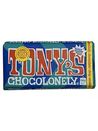 Шоколад Tony's Vollmich chocolate chip cookie Neues Design genauso lecker 180 г