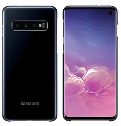Чохол протиударний LED Cover EF-KG973 для Samsung Galaxy S10 (6.1") Black - мініатюра 7