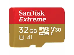 Карта пам'яті SanDisk Extreme microSDHC UHS-I U3 V30 Twin Pack + SD Adapter 32 GB (SDSQXAF-032G-GN6AT) - мініатюра 2