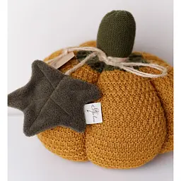 Декоративний текстильний виріб Прованс Pumpkin вохра 25 см (40270) - мініатюра 2