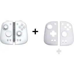 Геймпад Mobapad M6 HD Controller Pro Joy-Сons + White Panel для Nintendo Switch [L и R геймпад] [114679]