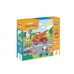 Магнітна гра "Дорожні пригоди" DoDo Toys 200244, 1 магнітна дощечка, 36 магнітів