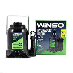 Домкрат гідравлічний пляшковий Winso 20 т 185-345 мм (170230) - мініатюра 2