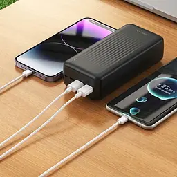 Зовнішній акумулятор Borofone BJ80B 30000mAh 22.5W Black [161217] - мініатюра 6