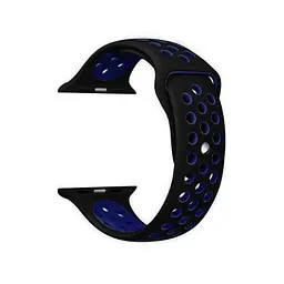 Ремінець Nike Sport Apple Watch 42/44/45/46/49 mm Black+Blue (8)