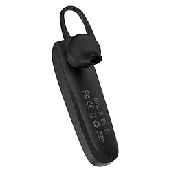 Bluetooth моно-гарнітура Borofone BC21 Чорний - мініатюра 3