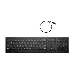 Клавіатура HP 320K USB UA Black (9SR37UT)
