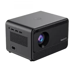 Проектор Havit HV-PJ211 Pro, Black, Android TV 9.0, WiFi / Bluetooth, 1280x720, 180 Лм, 1000:1, 2x3 Вт, HDMI, 2xUSB - мініатюра 3