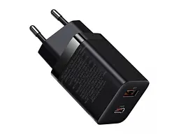 Зарядный адаптер - блок питания Baseus Super Si Pro Quick Charger C+U 30W EU CCSUPP-E01 Черный