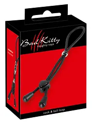 Ерекційна петля Bad Kitty Cock & Ball Loop чорна