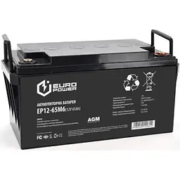 Акумулятор Europower AGM EP12-65M6 12 V 65Ah Black Q1/48