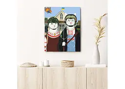 Розмальовка за номерами Оrner Українська Котика. Оборона (40х50) (orner-1675) - мініатюра 3