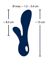 Ультрагнучкий міні-вібратор Jülie Mini Rabbit Orion 42-05541540000 98802 - мініатюра 7