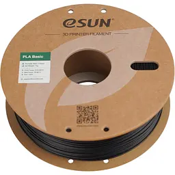 Пластик для 3D-принтера eSUN PLA BASIC 1,75mm 1kg BLACK (PLA-BASIC175B1P1) - мініатюра 3