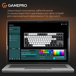 Клавіатура дротова GamePro Genesis Joker Outemu Red Swithes USB Gray (MK124G) - мініатюра 12