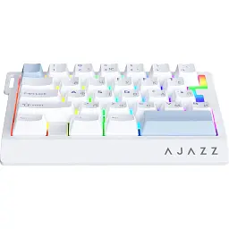 Клавіатура Ajazz AK029 Ice Island Magnetic Switch USB UA White/Blue (AK029-I-WB) - мініатюра 2