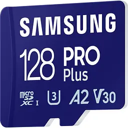 Карта пам'яті Samsung microSDXC PRO Plus 128GB Class 10 UHS-I U3 V30 A2 + SD Adapter (MB-MD128SA) [112859] - мініатюра 5