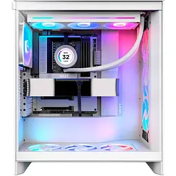 Корпус NZXT H7 Flow RGB White (CM-H72FW-R1) [146831] - мініатюра 10