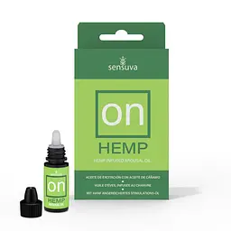 Збуджувальні краплі для клітора Sensuva – ON for Her Hemp Infused Arousal Oil (5 мл) з олією конопель