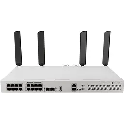 Комутатор Mikrotik CRS418-8P-8G-2S+5axQ2axQ-RM 17xGig Eth ports 8 with 802.3af/at PoE-out support