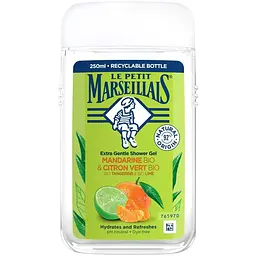Гель для душу Le Petit Marseillais БІО Мандарин та лайм 250 мл (3251241048482/3574661144832)