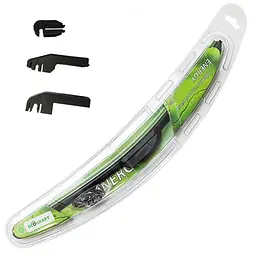 Щітка склоочисника двірник Ecokraft 16" (40 см) ASE16 – всесезонна, безкаркасна, для легкових авто (6900514220199)