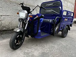 Вантажний електроскутер-самоскид триколісний CROSSER Cargo 13"  (1500W 60V, 45Ah) Синій - мініатюра 10