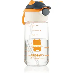 Пляшка для води Ardesto Bear 550 мл помаранчева (AR2255BO) - мініатюра 6