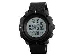 Чоловічий наручний годинник 1213 All Black Skmei acs0030842 - мініатюра 2