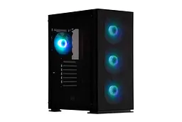 2E Gaming Корпус Virtus Neo G3301N без БЖ 2xUSB3.0, 1xUSB2.0, 3x140мм ARGB, 1x120мм ARGB, VGA 340мм, LCS ready, контролер з пультом, TG Side Panel, ATX, чорний - мініатюра 2