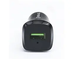 Автомобільний зарядний пристрій Real-el CA-30 QC3.0 (1USBx3A) Black/Grey - мініатюра 3